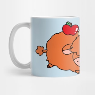 Apple Highland Cow Mug